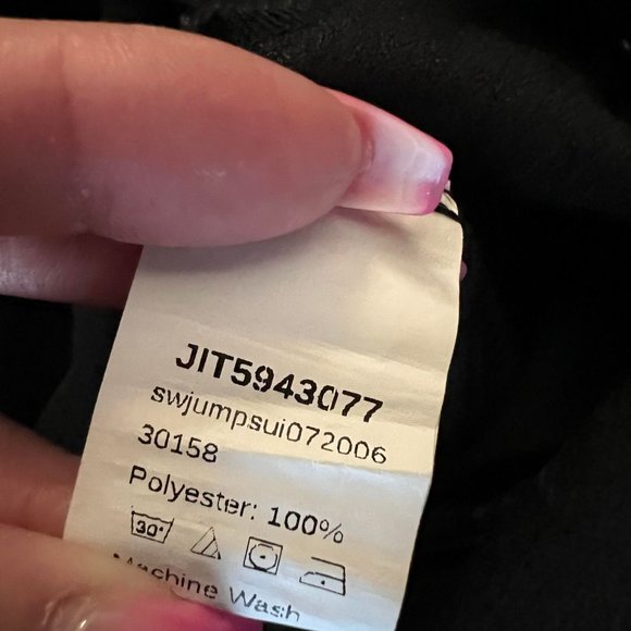 2 Black Short Rompers - Picture 6 of 8